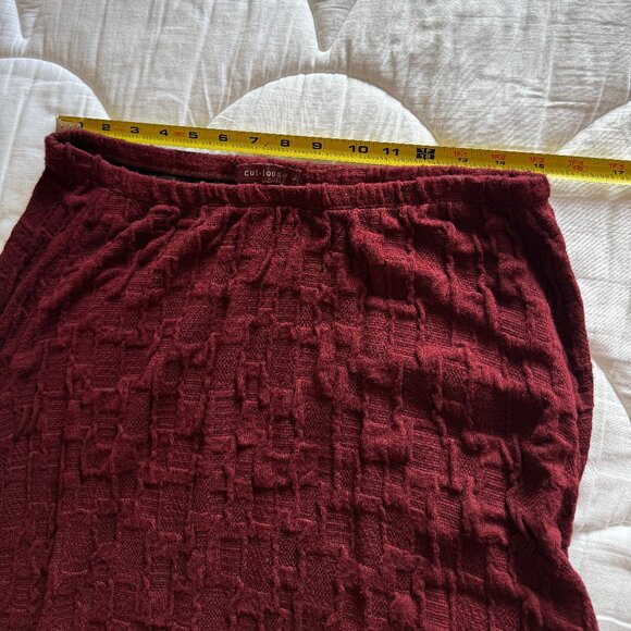 Cut Loose Sweater Set – Top & Skirt – Burgundy, Size Large NWOT - Picture 14 of 16